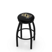 L8B2B - Black Wrinkle Central Florida Swivel Bar Stool with Accent Ring by Holland Bar Stool Company, L8B2BCenFla