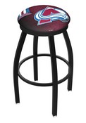 L8B2B Colorado Avalanche Swivel Stool with Black Wrinkle Finish