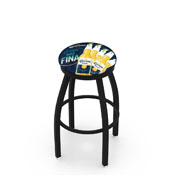 L8B2B Corona (5 Limes) Swivel Stool with Black Wrinkle Finish by Holland Bar Stool Co.