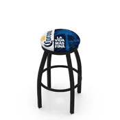 L8B2B Corona (Palm) Swivel Stool with Black Wrinkle Finish by Holland Bar Stool Co.