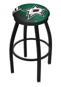 L8B2B Dallas Stars Swivel Stool with Black Wrinkle Finish