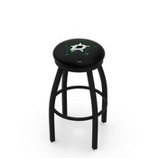 L8B2B - Black Wrinkle Dallas Stars Swivel Bar Stool with Accent Ring by Holland Bar Stool Company