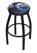 L8B2B Edmonton Oilers Swivel Stool with Black Wrinkle Finish