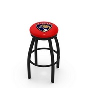 L8B2B - Black Wrinkle Florida Panthers Swivel Bar Stool with Accent Ring by Holland Bar Stool Company