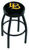 L8B2B Long Beach State University Swivel Stool with Black Wrinkle Finish