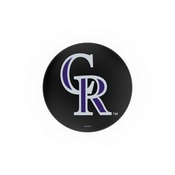L8B2B Colorado Rockies Swivel Stool with Black Wrinkle Finish by HBS, AGS-L8B2B25MLBCol