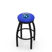 L8B2B Kansas City Royals Swivel Stool with Black Wrinkle Finish by HBS, AGS-L8B2B25MLBKan