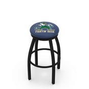 L8B2B - Black Wrinkle Notre Dame (Leprechaun) Swivel Bar Stool with Accent Ring by Holland Bar Stool Company