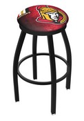 L8B2B Ottawa Senators Swivel Stool with Black Wrinkle Finish