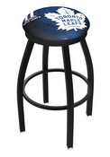 L8B2B Toronto Maple Leafs Swivel Stool with Black Wrinkle Finish