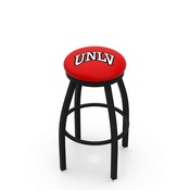 L8B2B - Black Wrinkle UNLV Swivel Bar Stool with Accent Ring by Holland Bar Stool Company, L8B2BUNevLV