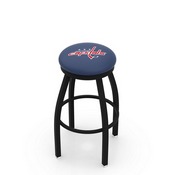 L8B2B - Black Wrinkle Washington Capitals Swivel Bar Stool with Accent Ring by Holland Bar Stool Company