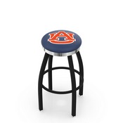L8B2C - Black Wrinkle Auburn Swivel Bar Stool with Chrome Accent Ring by Holland Bar Stool Company, L8B2CAuburn