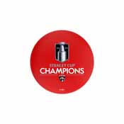 L8B2C Florida Panthers - 2024 Stanley Cup Swivel Stool with a Black Wrinkle and Chrome Finish by HBS AGS-L8B2C25FlaPanCup24