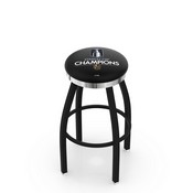 L8B2C Vegas Golden Knights - 2023 Stanley Cup Swivel Stool with a Black Wrinkle and Chrome Finish By HBS, AGS-L8B2C25LVGdKnCup23