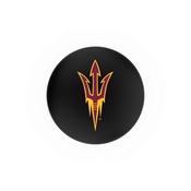 L8C2C - Chrome Arizona State Swivel Bar Stool with Accent Ring and Pitchfork Logo by Holland Bar Stool Company, L8C2CArizSt-F