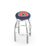 L8C2C - Chrome Auburn Swivel Bar Stool with Accent Ring by Holland Bar Stool Company, L8C2CAuburn