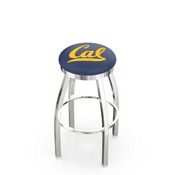 L8C2C - Chrome Cal Swivel Bar Stool with Accent Ring by Holland Bar Stool Company, L8C2CCal-Un