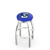 L8C2C - Chrome Creighton Swivel Bar Stool with Accent Ring by Holland Bar Stool Company