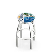 L8C2C Corona (FYB-Front) Swivel Stool with Chrome Finish by Holland Bar Stool Co.