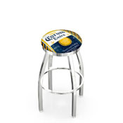 L8C2C Corona (Lbl) Swivel Stool with Chrome Finish by Holland Bar Stool Co.