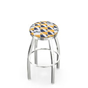 L8C2C Corona (Ptrn) Swivel Stool with Chrome Finish by Holland Bar Stool Co.