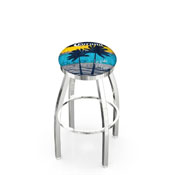 L8C2C Corona (Sunset) Swivel Stool with Chrome Finish by Holland Bar Stool Co.