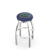 L8C2C - Chrome Florida Swivel Bar Stool with Accent Ring by Holland Bar Stool Company