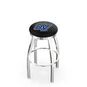 L8C2C - Chrome Grand Valley State Swivel Bar Stool with Accent Ring by Holland Bar Stool Company, L8C2CGVStUn