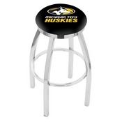 L8C2C - Chrome Michigan Tech Swivel Bar Stool with Accent Ring by Holland Bar Stool Company