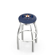 L8C2C Houston Astros Swivel Stool with Chrome Finish by HBS, AGS-L8C2C25MLBHou