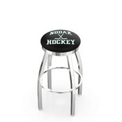 L8C2C North Dakota (Hockey) Swivel Stool with Chrome Finish, L8C2C25NorDakHky