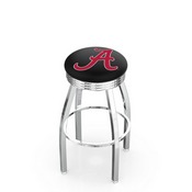 L8C3C - Chrome Alabama Swivel Bar Stool with 2.5