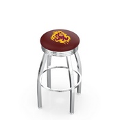 L8C3C - Chrome Arizona State Swivel Bar Stool with 2.5