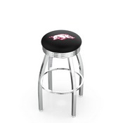 L8C3C - Chrome Arkansas Swivel Bar Stool with 2.5