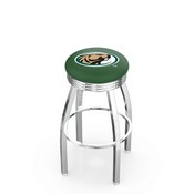 L8C3C - Chrome Bemidji State Swivel Bar Stool with 2.5