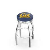 L8C3C - Chrome Cal Swivel Bar Stool with 2.5