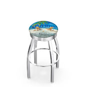 L8C3C Corona (FYB-Backs) Swivel Stool with Chrome Finish by Holland Bar Stool Co.