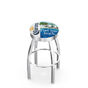 L8C3C Corona (FYB-Front) Swivel Stool with Chrome Finish by Holland Bar Stool Co.