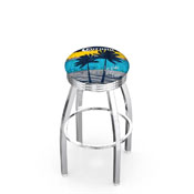 L8C3C Corona (Sunset) Swivel Stool with Chrome Finish by Holland Bar Stool Co.