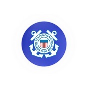 L8C3C - Chrome U.S. Coast Guard Swivel Bar Stool with 2.5 Ribbed Accent Ring by Holland Bar Stool Company