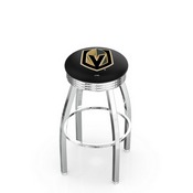 L8C3C Vegas Golden Knights Swivel Stool with Chrome Finish, L8C3C25LVGdKn