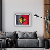 Chicago Blackhawks Backlit LED Sign by Holland Bar Stool Company, AGS-LBLedA-A4ChiHwk
