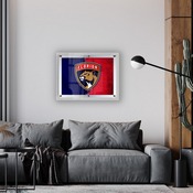 Florida Panthers Backlit LED Sign by Holland Bar Stool Company, AGS-LBLedA-A4FlaPan
