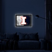 University of Illinois Backlit LED Sign by Holland Bar Stool Company, AGS-LBLedA-A3IlliniU