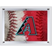 Arizona Diamondbacks Backlit LED Sign by Holland Bar Stool Company, AGS-LBLedA-A4MLBAri