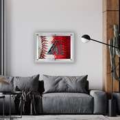 Arizona Diamondbacks Backlit LED Sign by Holland Bar Stool Company, AGS-LBLedA-A4MLBAri
