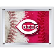 Cincinnati Reds Backlit LED Sign by Holland Bar Stool Company, AGS-LBLedA-A4MLBCin