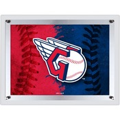 Cleveland Guardians Backlit LED Sign by Holland Bar Stool Company, AGS-LBLedA-A4MLBCle