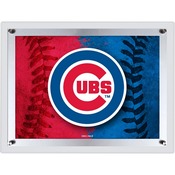Chicago Cubs Backlit LED Sign by Holland Bar Stool Company, AGS-LBLedA-A4MLBCub